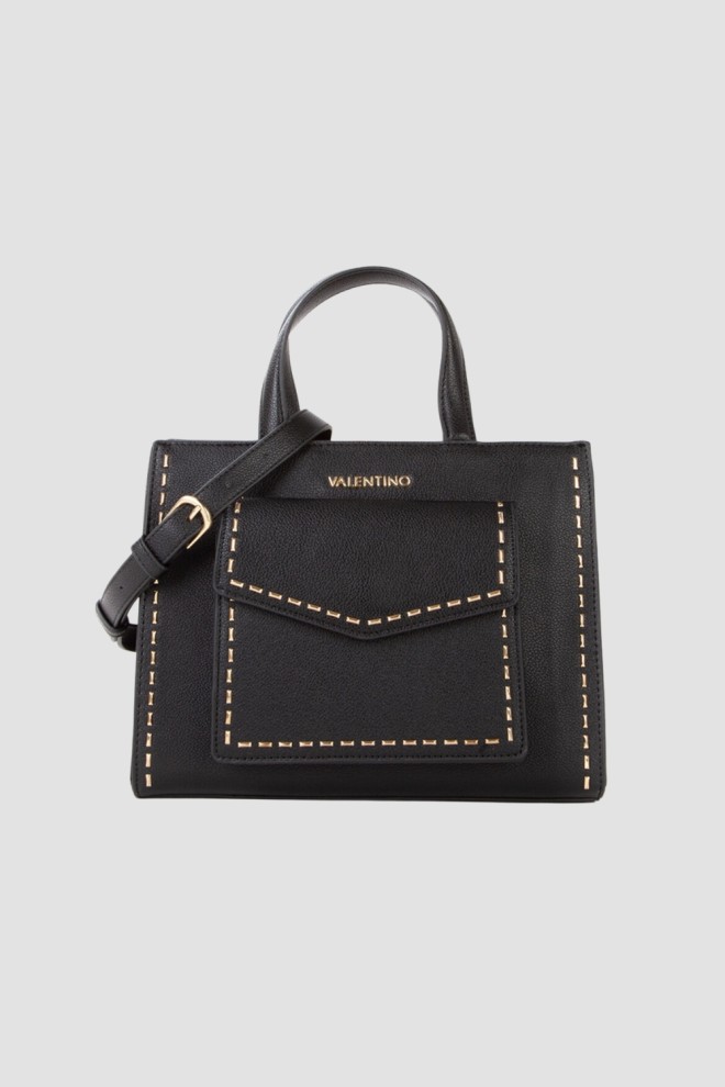 VALENTINO Black Dolomiti Shopping Handbag