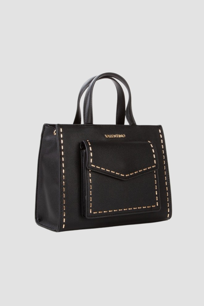 VALENTINO Negru Dolomiti Shopping Geantă