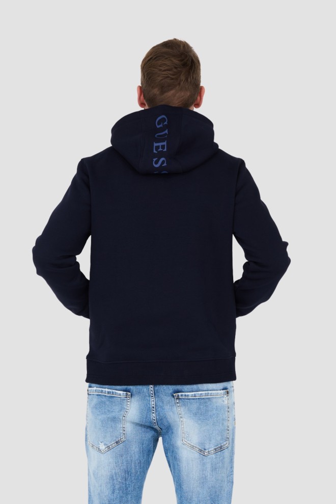 GUESS Navy blue hooded sweatshirt