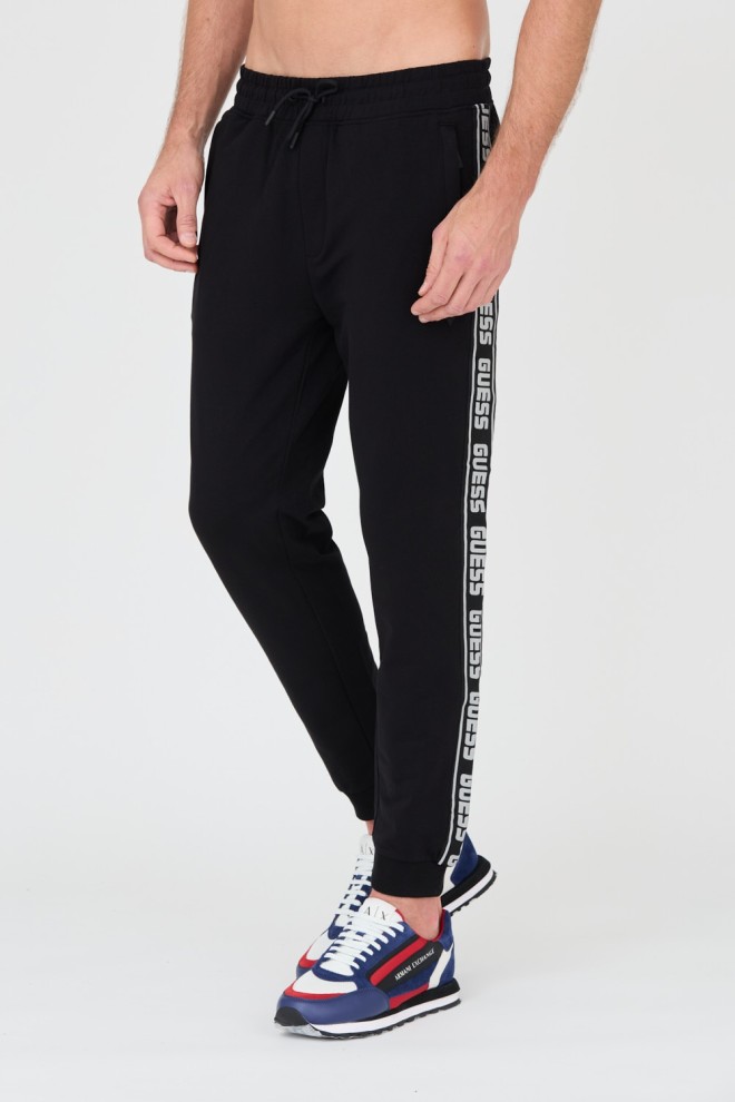 Pantaloni de trening pentru bărbați GUESS Black