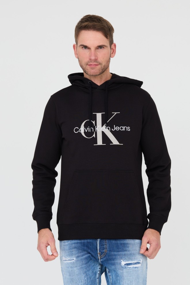 CALVIN KLEIN Black hooded sweatshirt