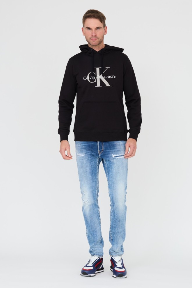 CALVIN KLEIN Black hooded sweatshirt