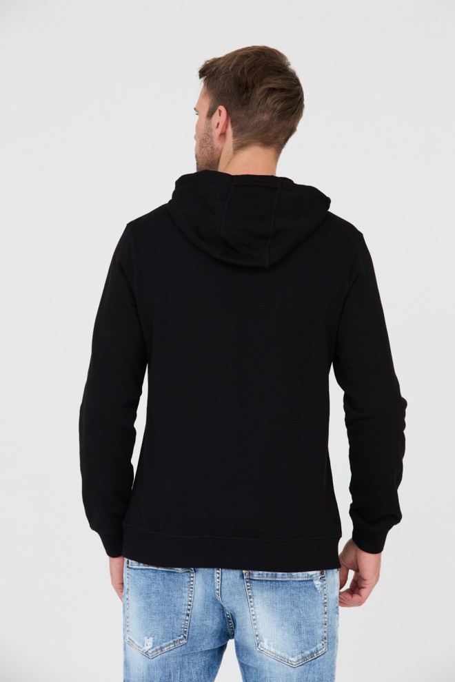 HUGO Black hooded sweatshirt