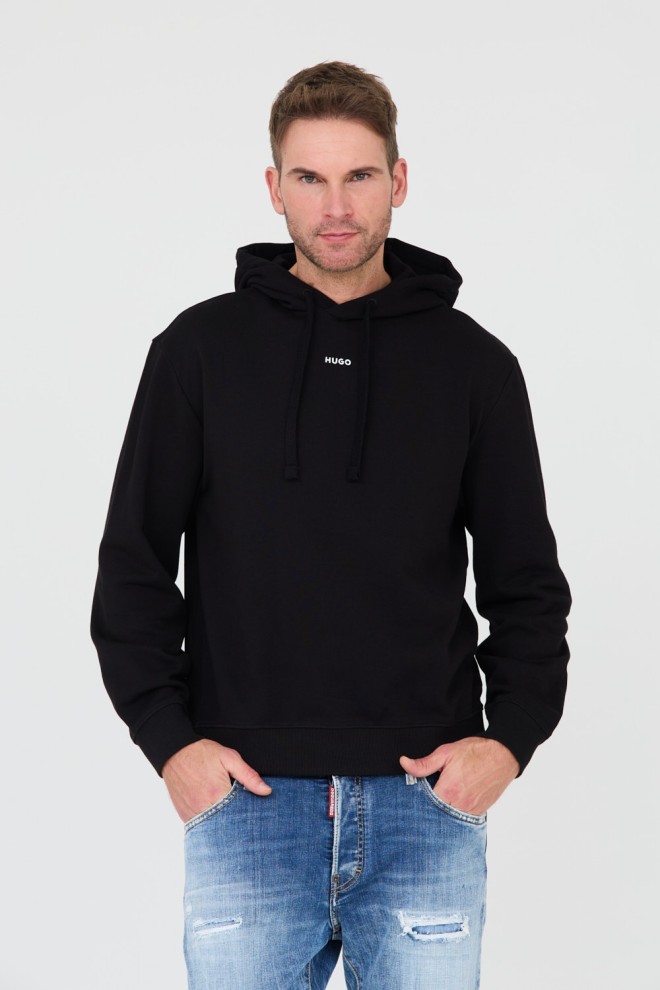 HUGO Black Sweatshirt with hood