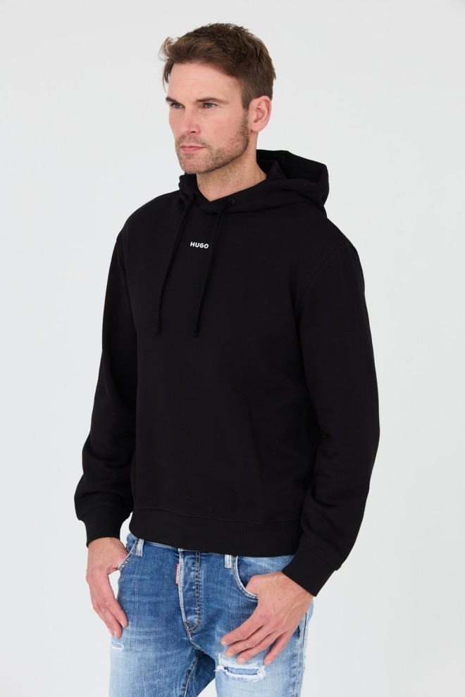 HUGO Black Sweatshirt with hood