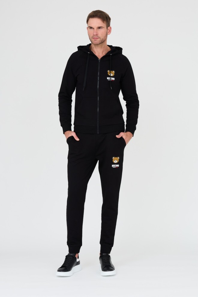 Pantaloni de trening pentru bărbați MOSCHINO Black