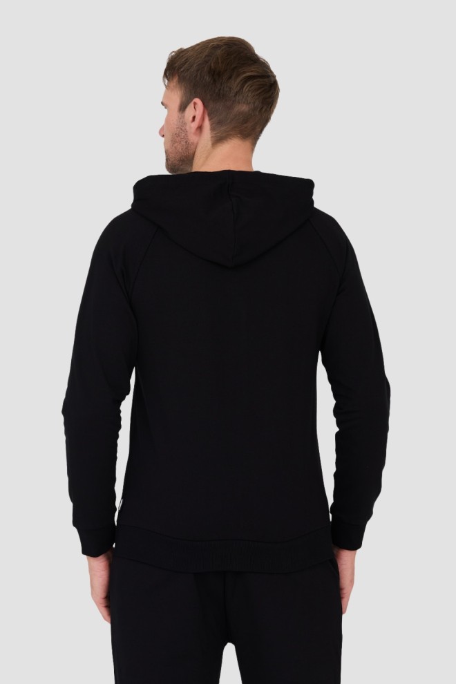 MOSCHINO Black hooded sweatshirt