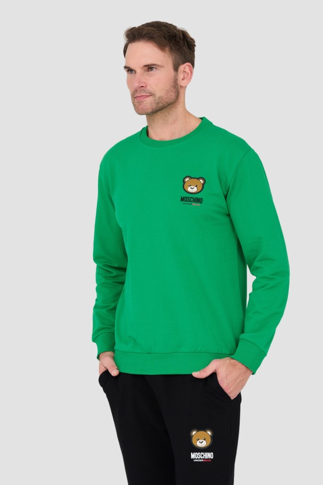 MOSCHINO Green sweatshirt