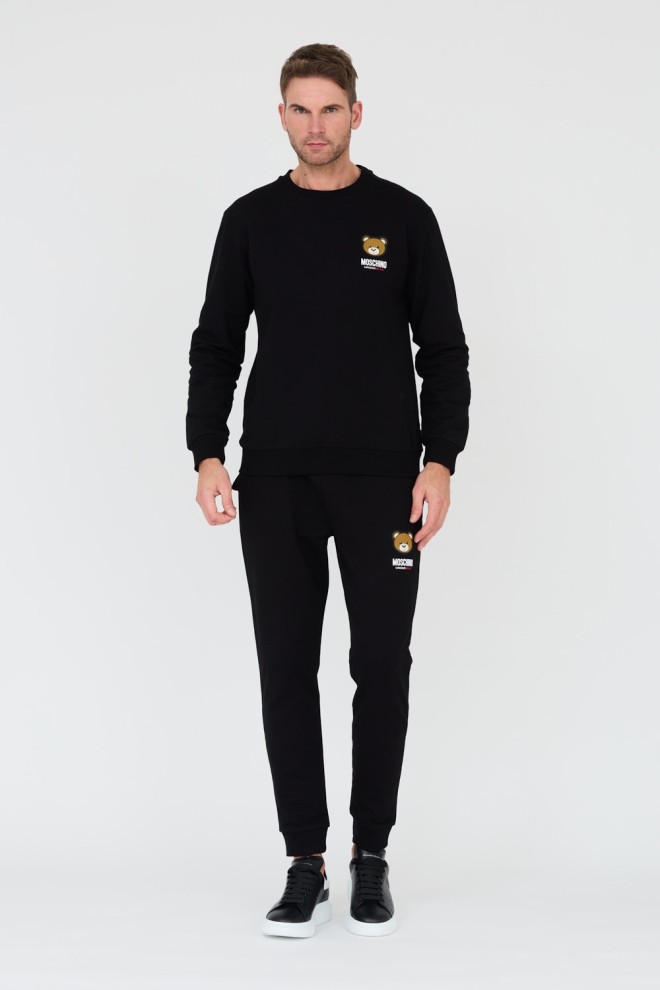 MOSCHINO Tricou negru pentru bărbați