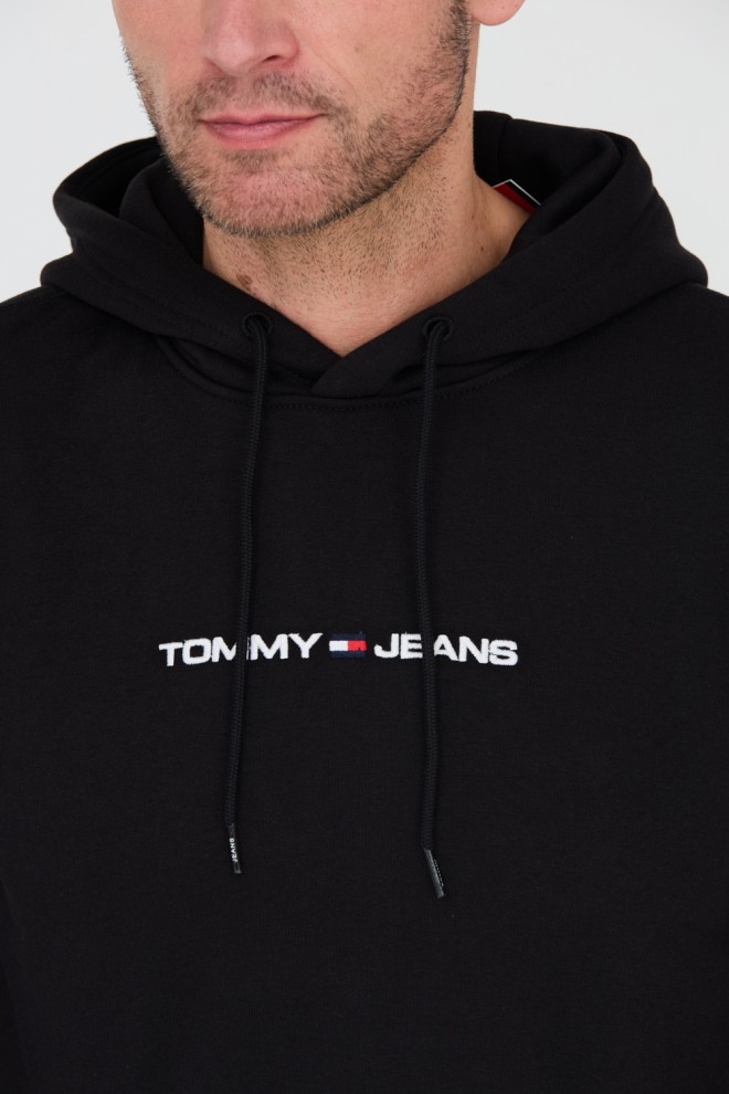 Худі TOMMY JEANS чорне з капюшоном