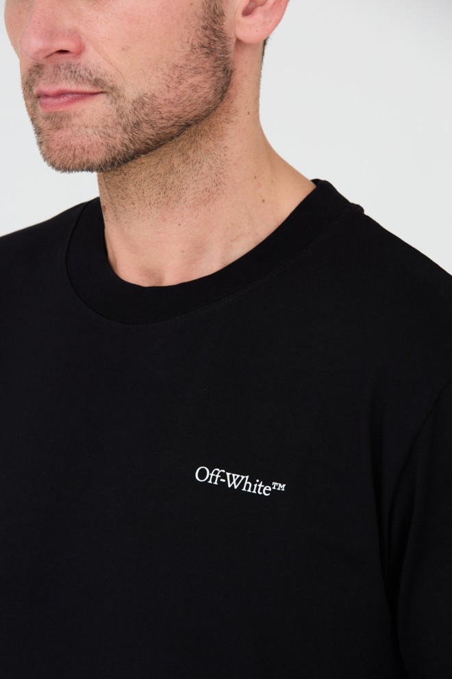 OFF-WHITE Tricou negru pentru bărbați