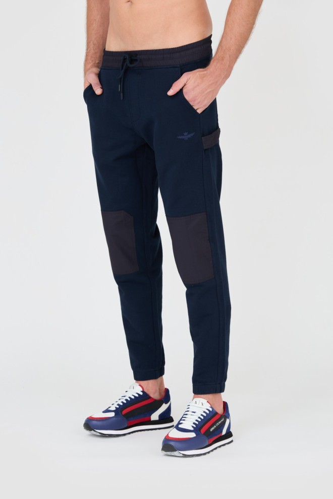 AERONAUTICA MILITARE Navy blue sweatpants