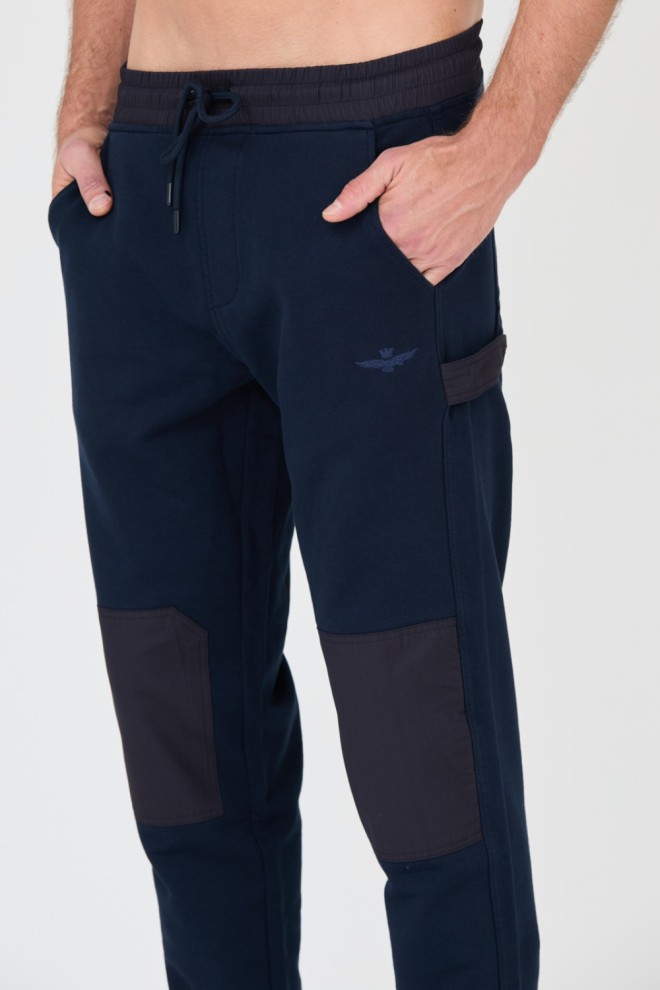 AERONAUTICA MILITARE Navy blue sweatpants