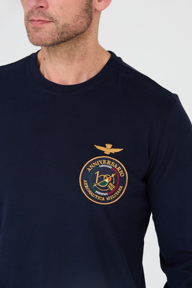 AERONAUTICA MILITARE Granatowy longsleeve 100th anniversary