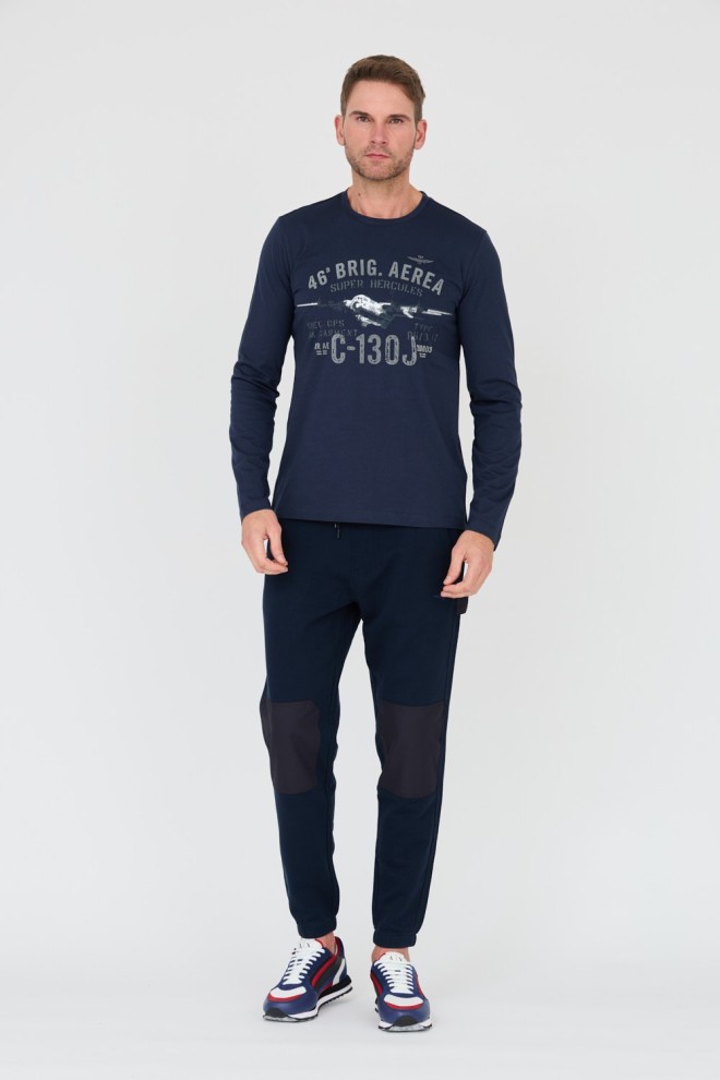 AERONAUTICA MILITARE Navy blue longsleeve 46th Air Brigade