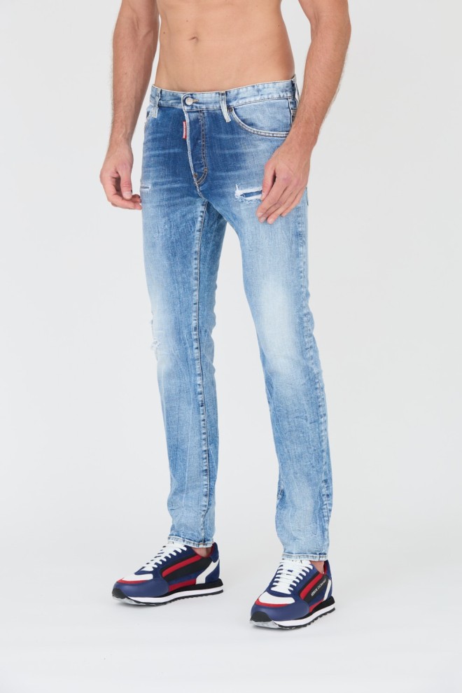 DSQUARED2 Blue Blugi Cool Guy Jean pentru bărbați