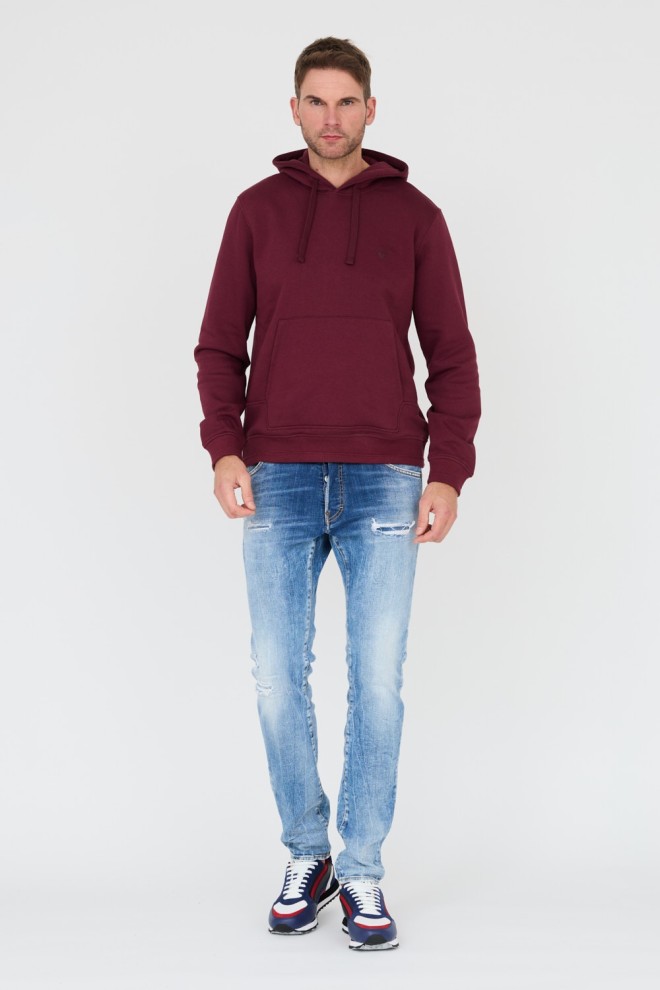 GUESS Maroon sweatshirt