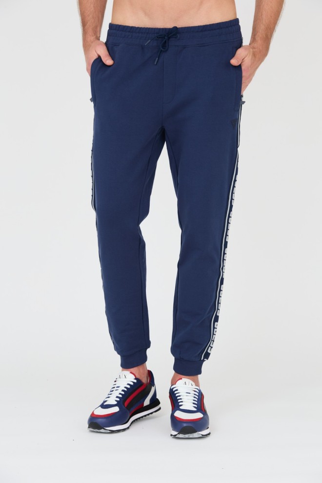 GUESS Pantaloni bleumarin pentru bărbați