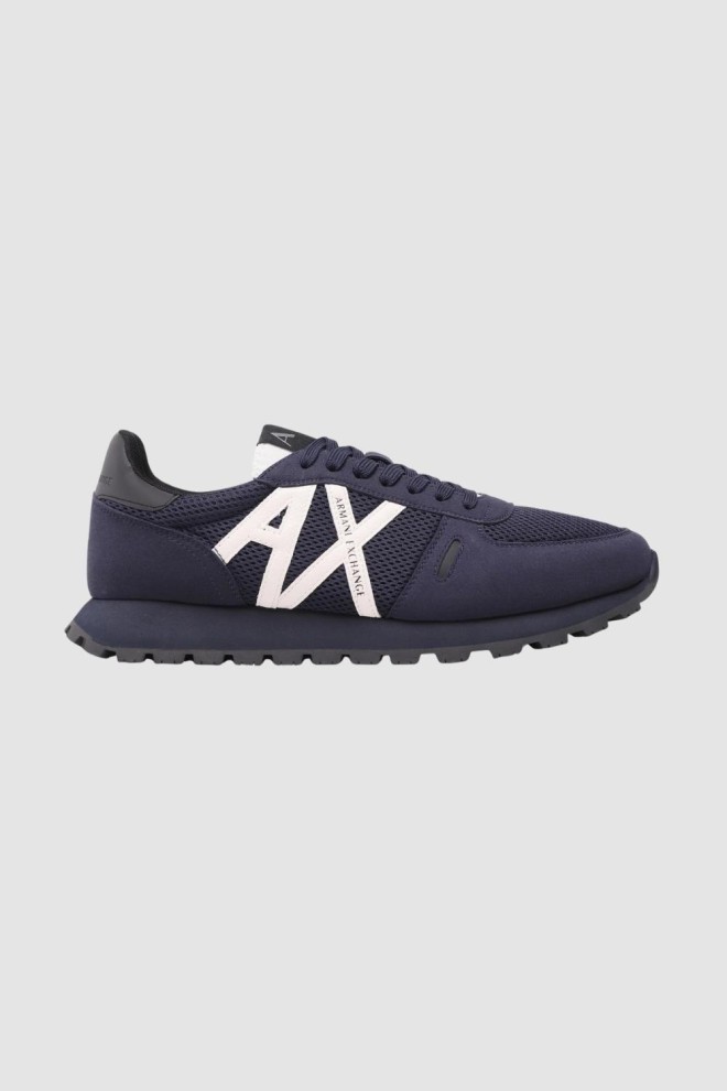 ARMANI EXCHANGE navy blue sneakers