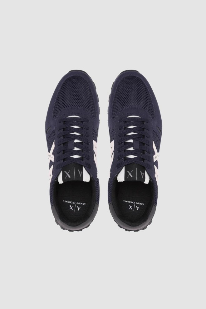 ARMANI EXCHANGE navy blue sneakers