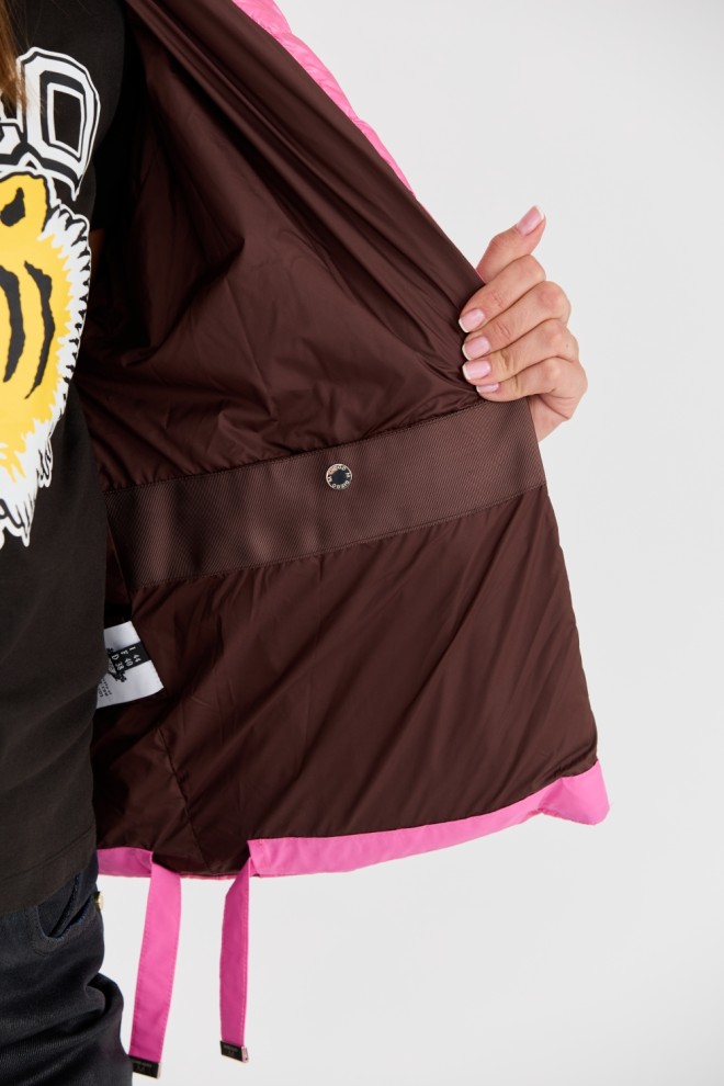 DIEGO M Jachetă roz pentru femei