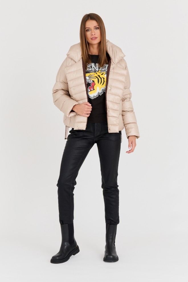 DIEGO M Jachetă de damă bej