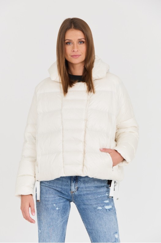 DIEGO M Jachetă albă pentru...