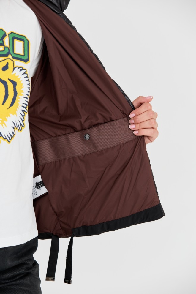 DIEGO M Jachetă neagră pentru femei