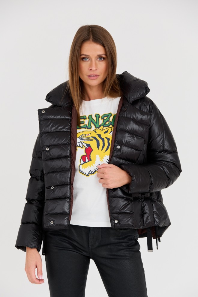 DIEGO M Jachetă neagră pentru femei