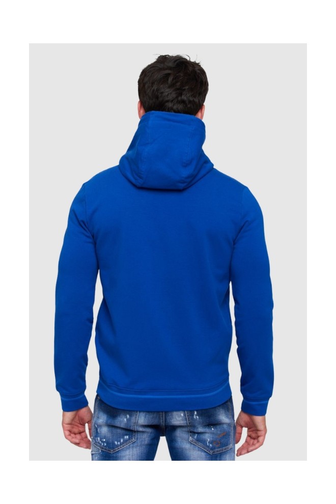 GUESS Blue men's hooded sweatshirt