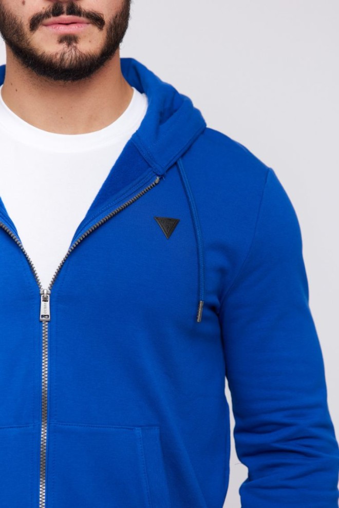 GUESS Blue men's hooded sweatshirt