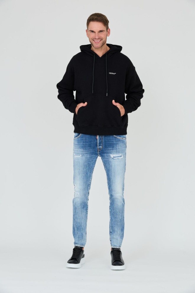 OFF-WHITE Black Sweatshirt