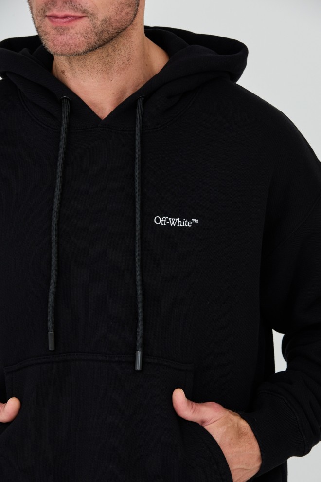 OFF-WHITE Tricou negru pentru bărbați