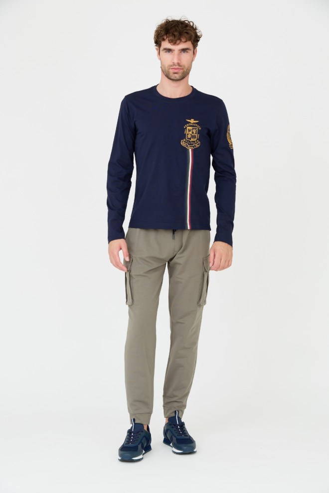 AERONAUTICA MILITARE Navy blue longsleeve