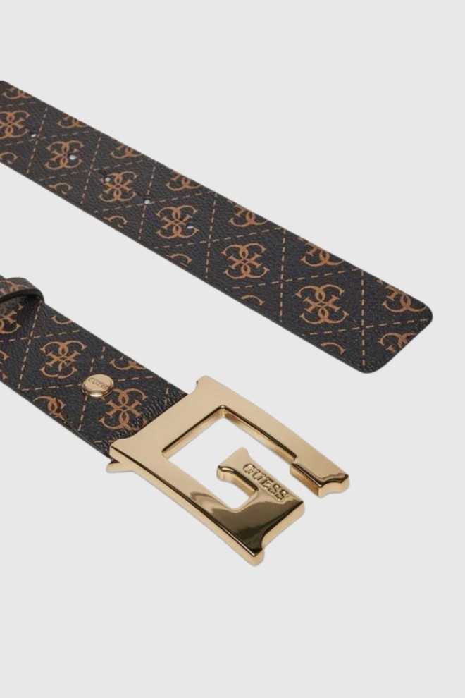 GUESS Curea maro Meridian pentru femei