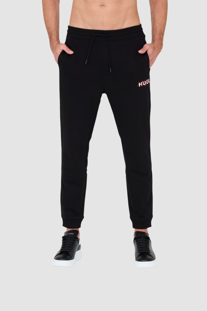 HUGO Black sweatpants Drokko