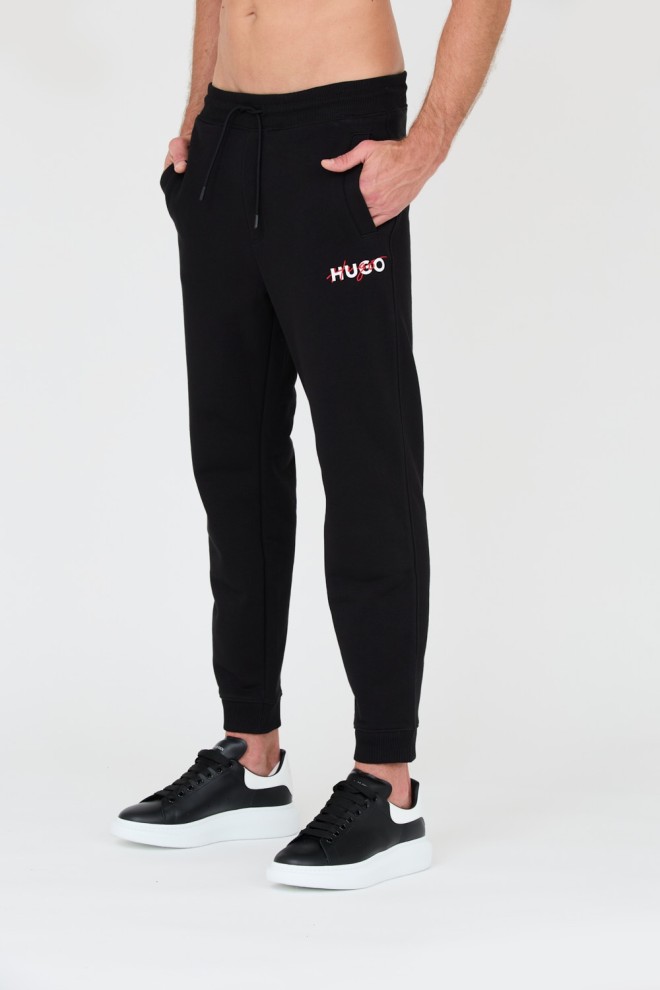 HUGO Black sweatpants Drokko