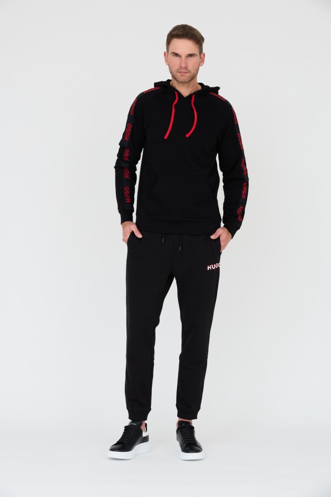 HUGO Black sweatpants Drokko