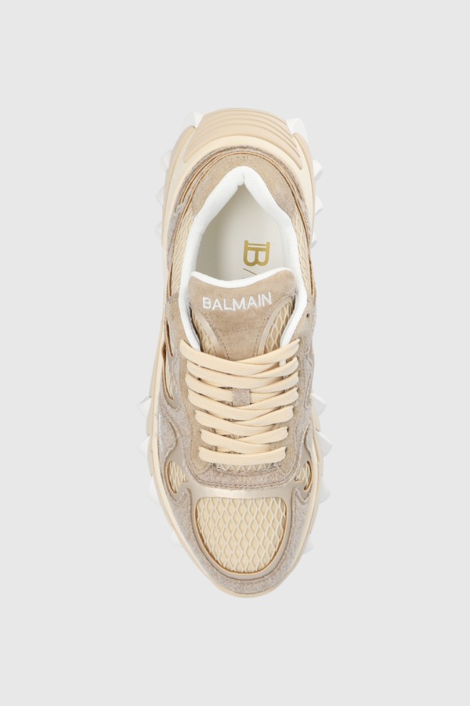 BALMAIN Beige B-EAST sneakers