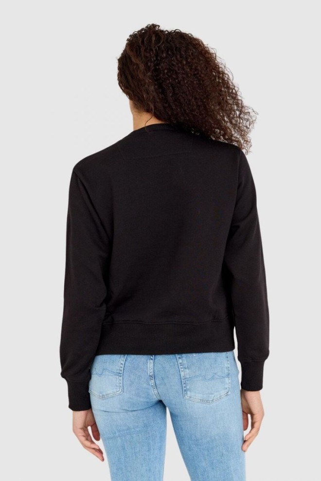 GUESS Black Original Fleece Sweatshirt