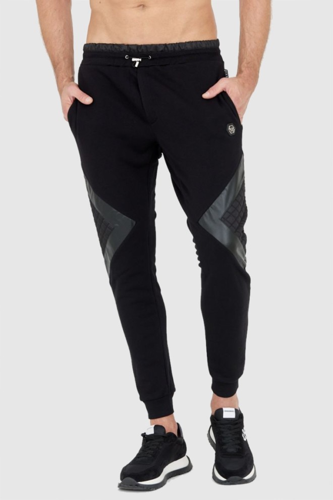 PHILIPP PLEIN Trening negru matlasat pentru bărbați