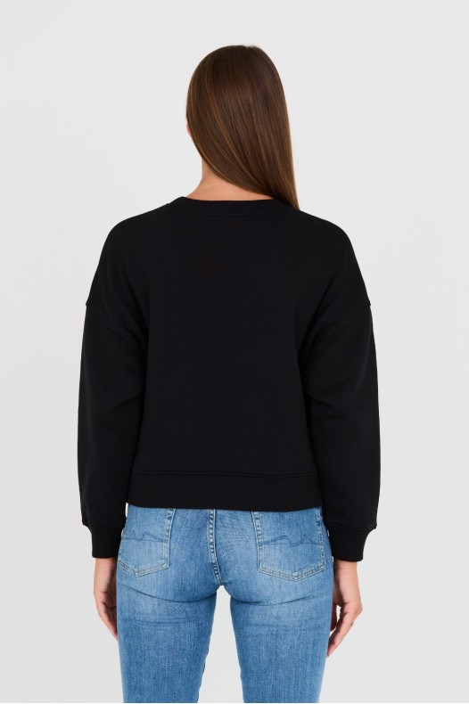 GUESS Black short sweatshirt