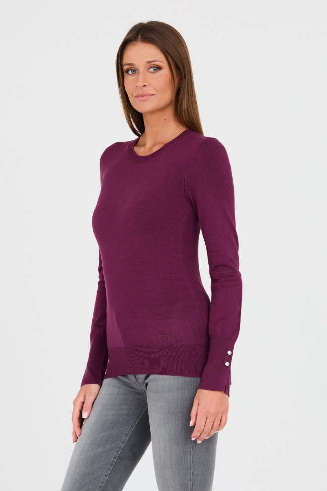 GUESS Maroon women's thin sweater