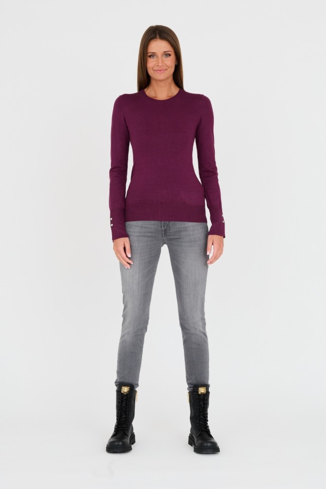 GUESS Maroon women's thin sweater