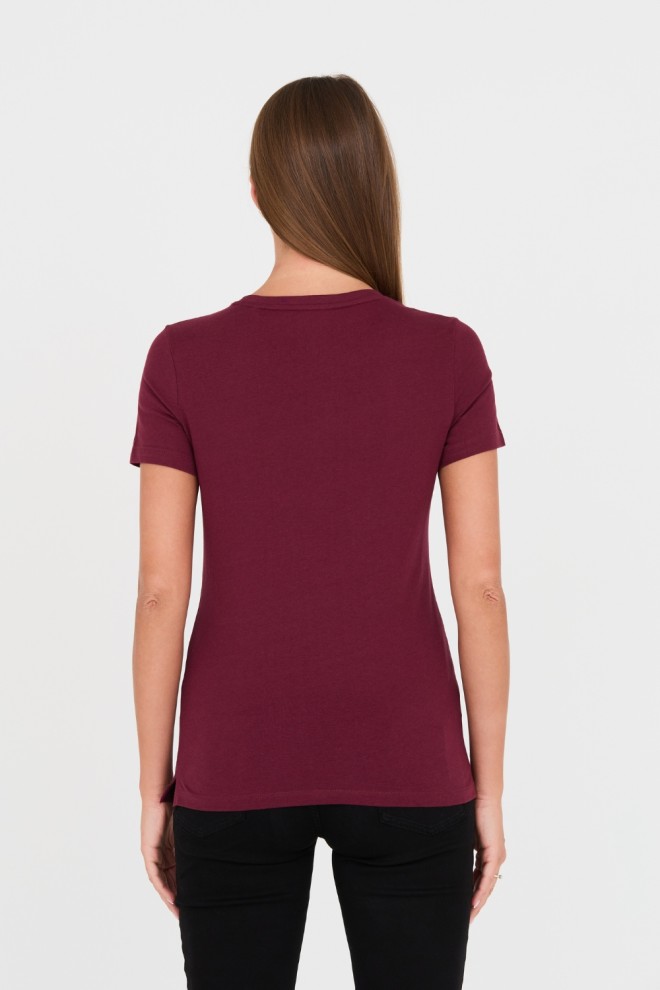 GUESS Maroon Original Tee