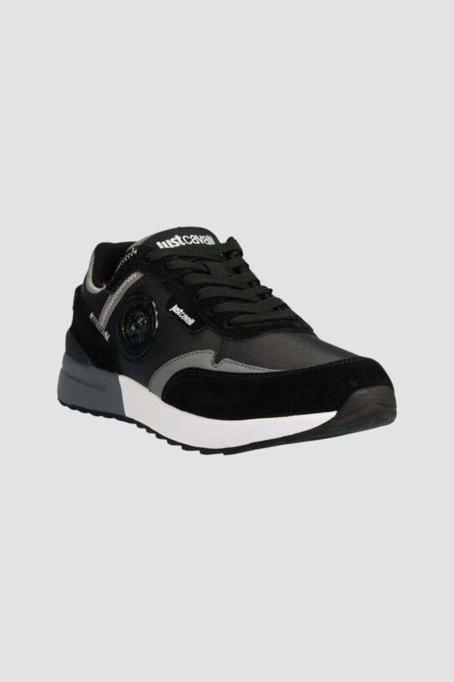 JUST CAVALLI Black Fondo Action Basic sneakers