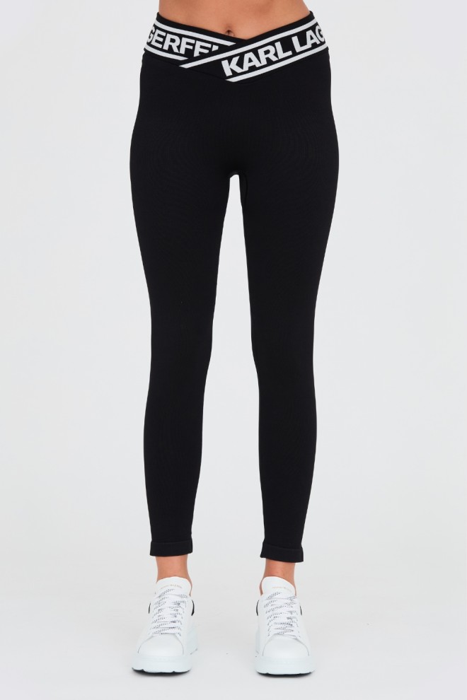 KARL LAGERFELD Black leggings