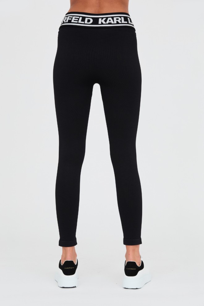 KARL LAGERFELD Black leggings