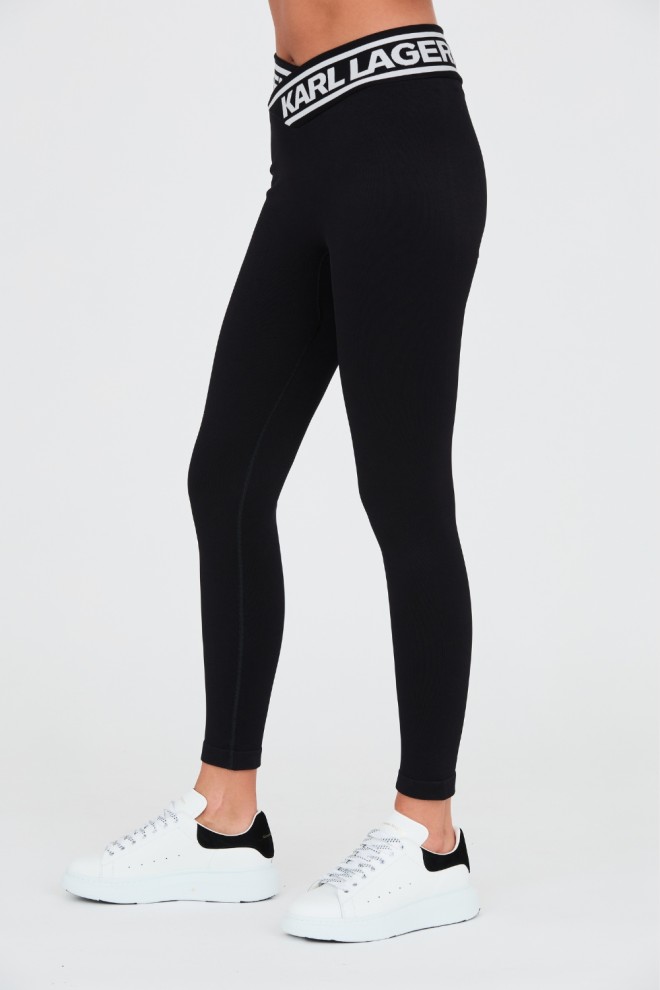 KARL LAGERFELD Black leggings