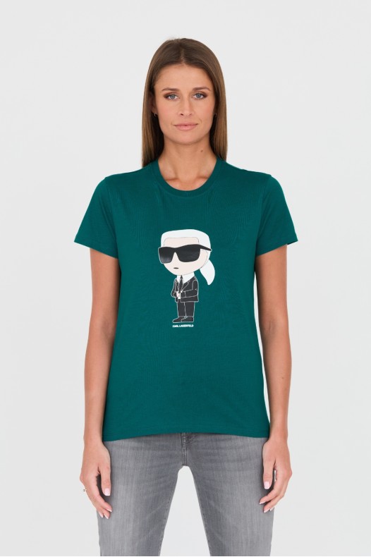 KARL LAGERFELD Tricou verde...